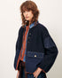 Sessùn round neck jacket cold night mood indigo